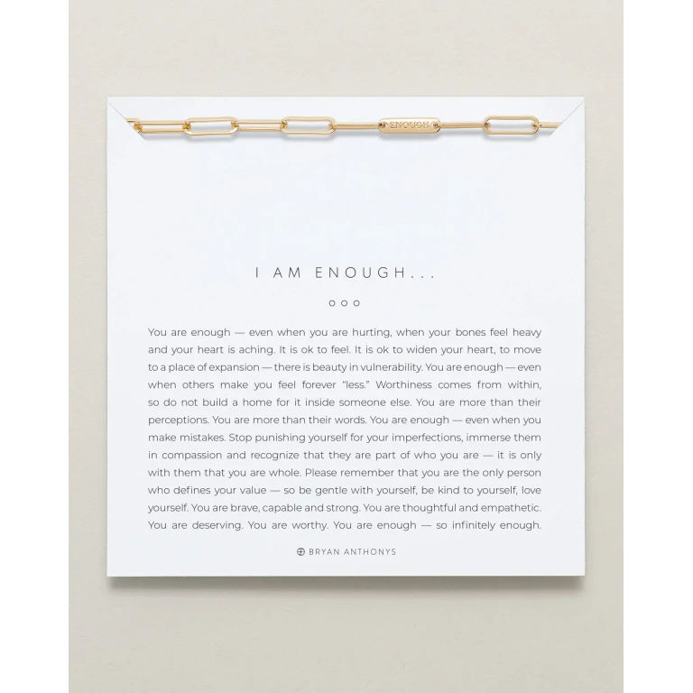 I Am Enough Bracelet