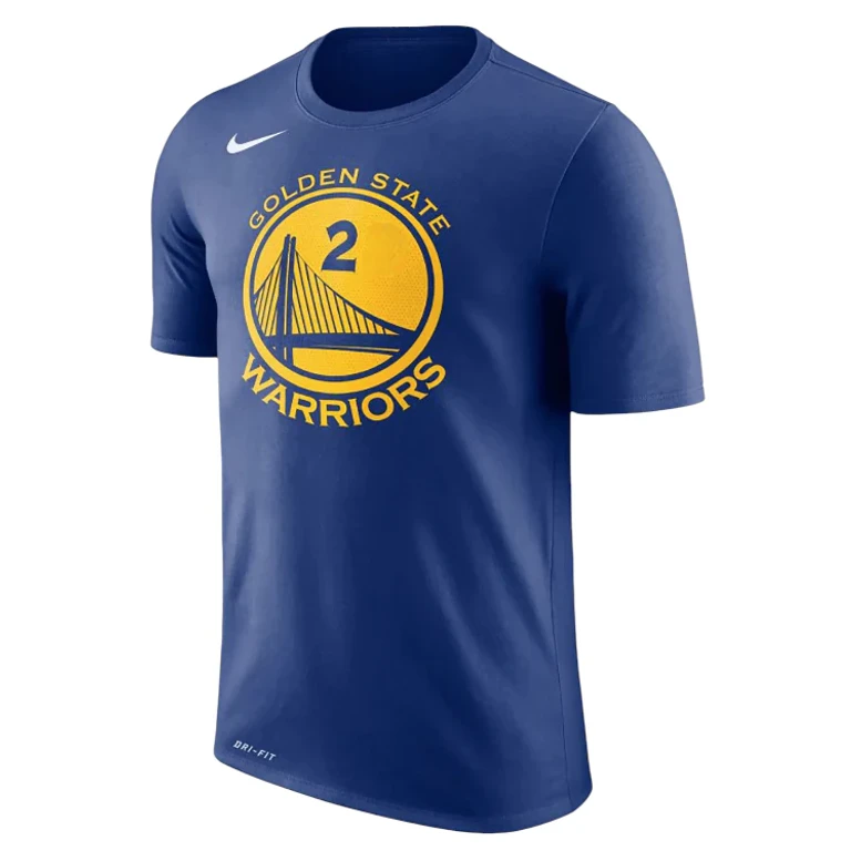 Men's NBA Golden State Warriors Name And Number #2 Jordan Bell T-Shirt T-Shirts