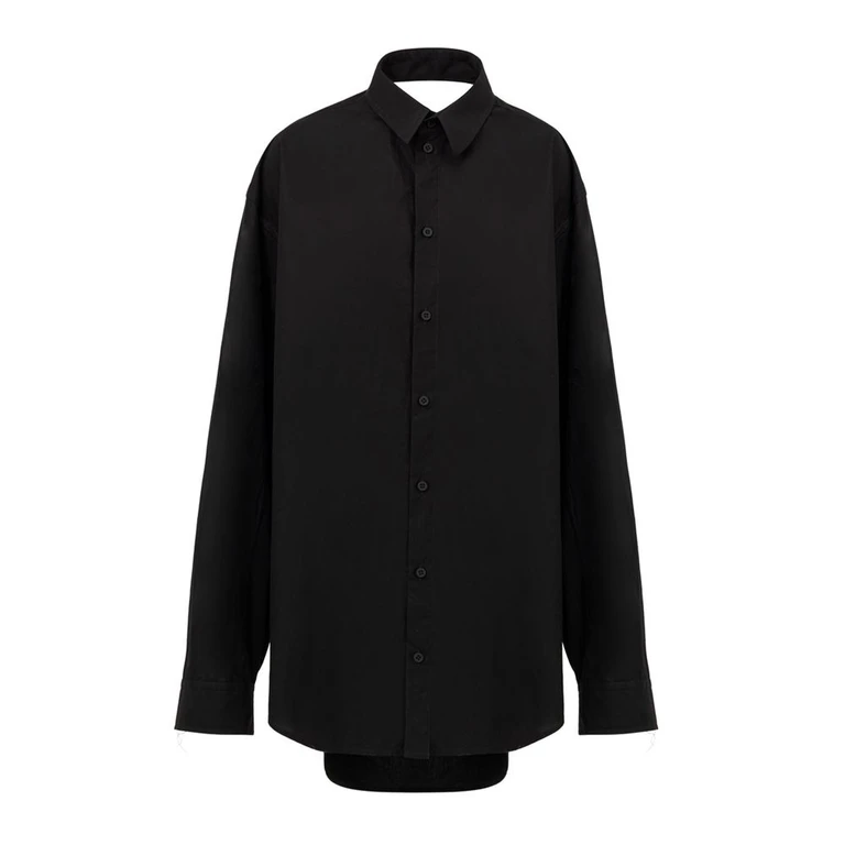 Balenciaga Black Cotton Long Dress - Women