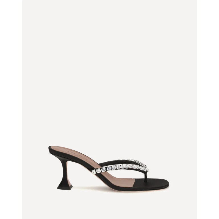 AMINA MUADDI Gigi crystal-embellished thong Sandals Female 40
