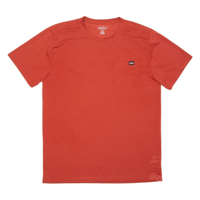 DICKIES Tall Mens T-Shirt Red XL