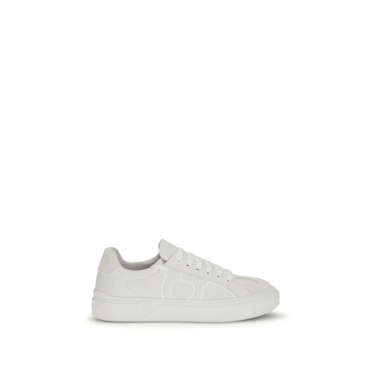 White Calf Leather Bos Taurus Sneakers - Men
