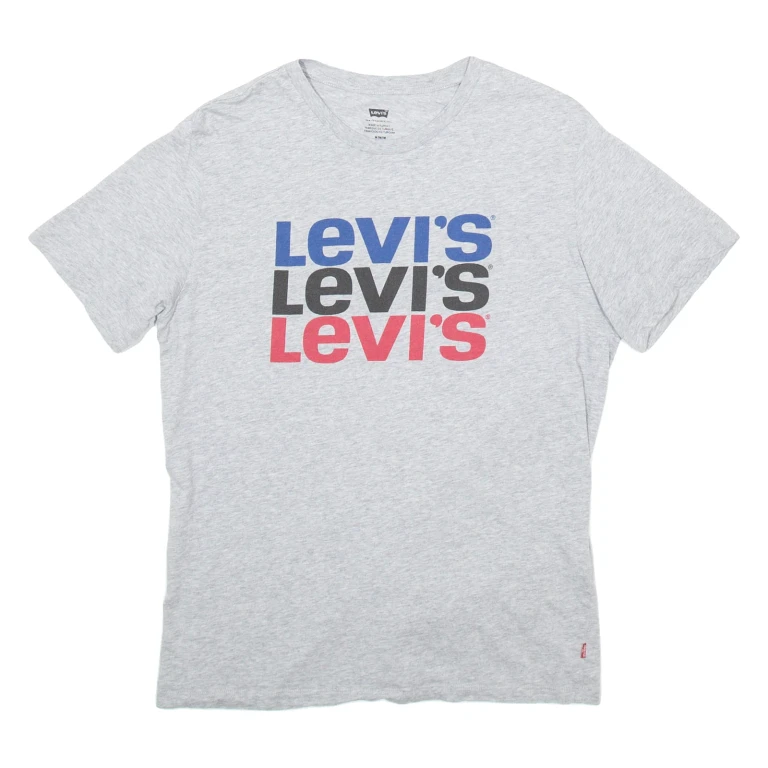 LEVI'S Mens T-Shirt Grey M (GG1-211124-19394)
