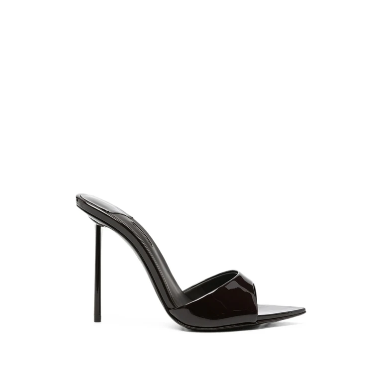 Bella Pointed-toe Leather Heeled Sandals