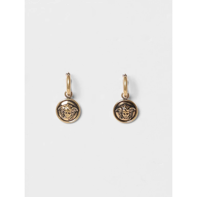 Medusa Pendant Hook Earrings in Gold-Tone Metal (10244701A006203J280)