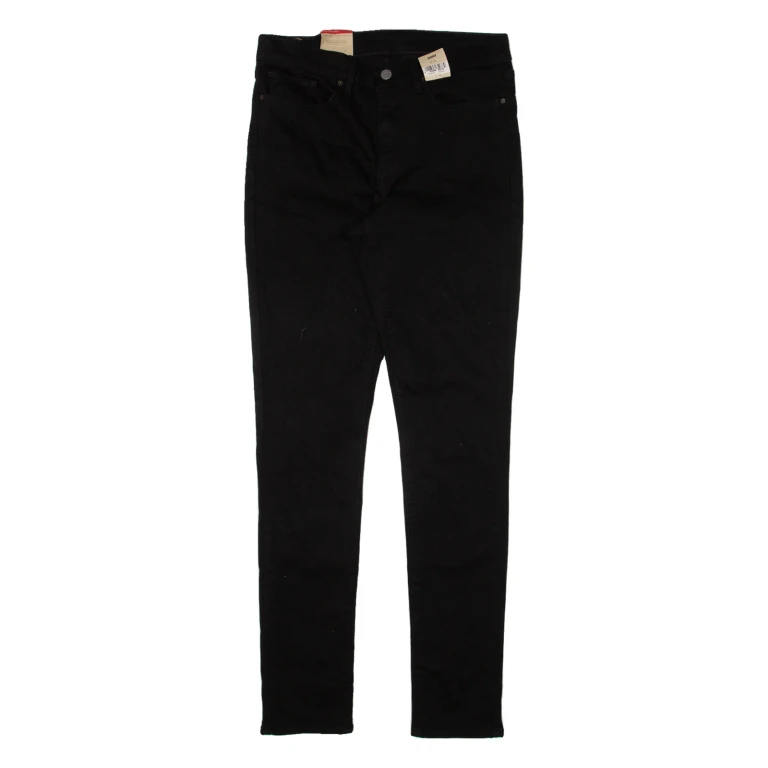 LEVI'S 311 Womens Trousers Black Slim Skinny W30 L32