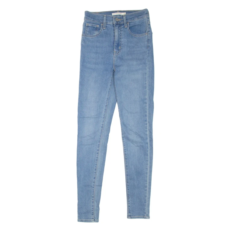 LEVI'S Mile High Womens Jeans Blue Regular Skinny W25 L30