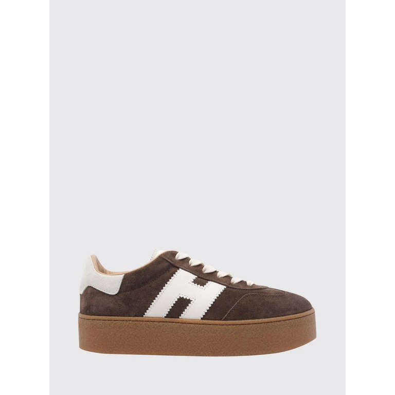 Cool H698 Platform Sneakers in Suede Leather with H Logo (HXW6980FB60UL60MB1)