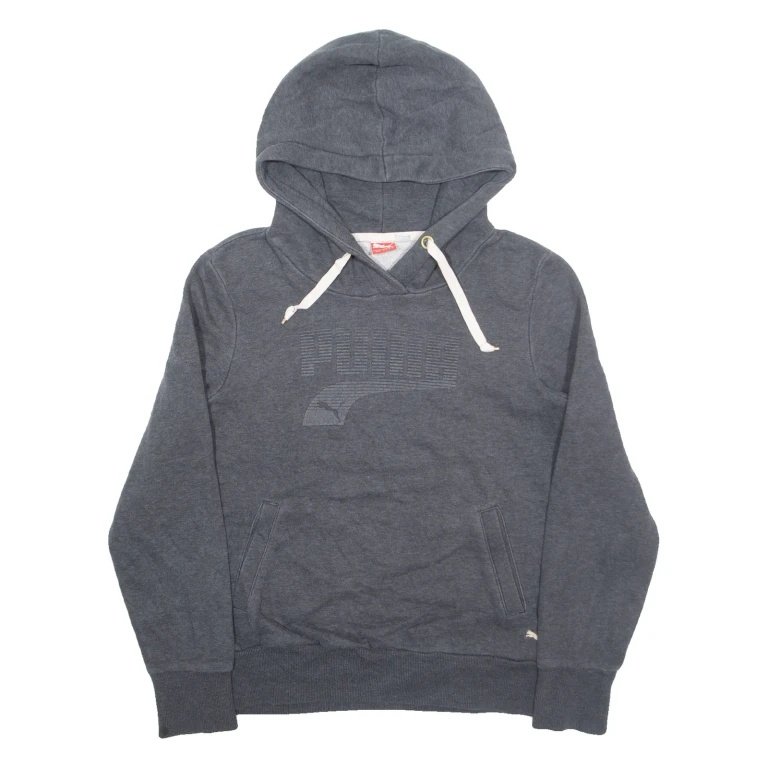 PUMA Womens Grey Hoodie UK 12