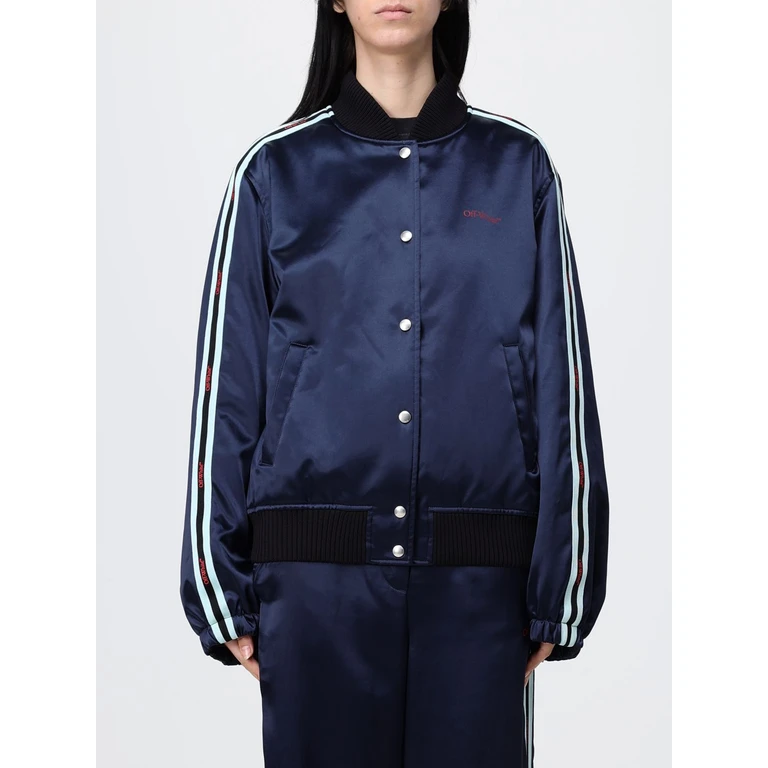 OFF-WHITE Jacket Woman color Blue (2EK00OS26FAB001W932)
