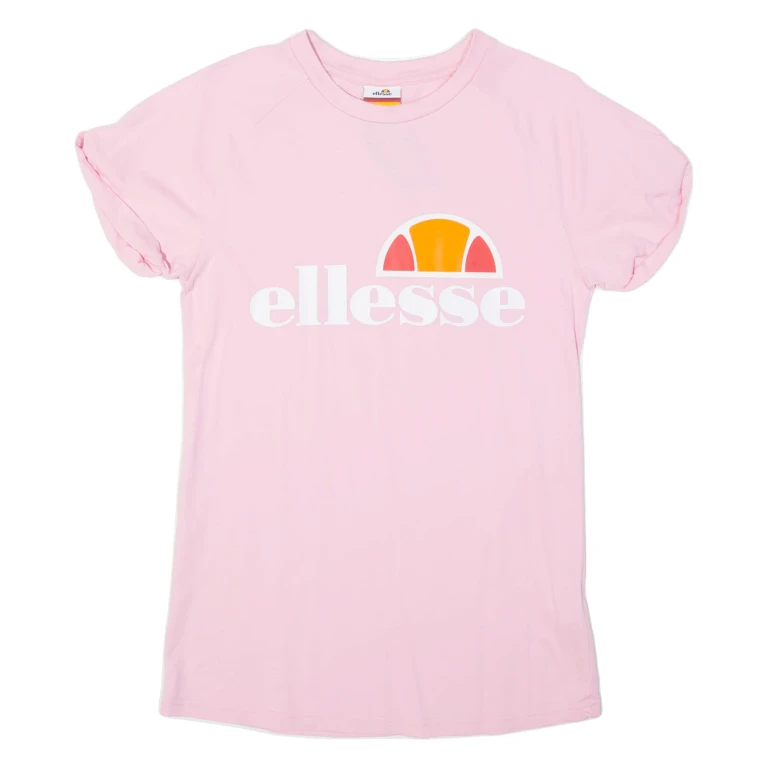 ELLESSE Womens T-Shirt Pink UK 8