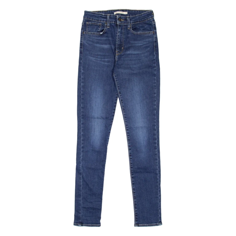 LEVI'S 721 High Rise Womens Jeans Blue Slim Skinny Stone Wash W27 L30