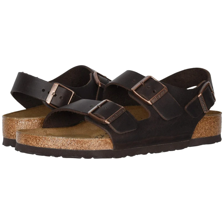 [34871] Unisex Birkenstock Milano Oiled Leather (Regular Width)