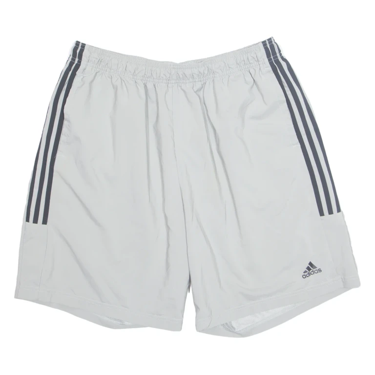 ADIDAS Mesh Lined Mens Swimming Shorts Grey Relaxed 2XL W32