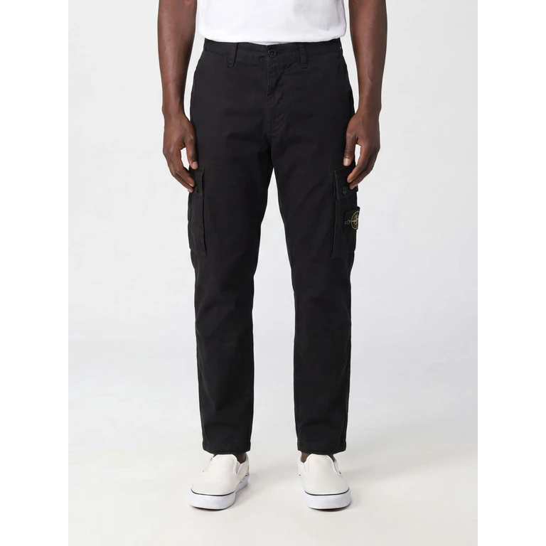 STONE ISLAND Pants Men color Black (3100053S00WAV0129)