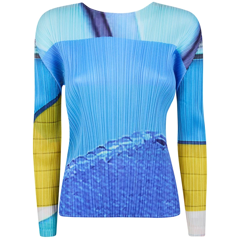 PLEATS PLEASE "City Collage" T-Shirt