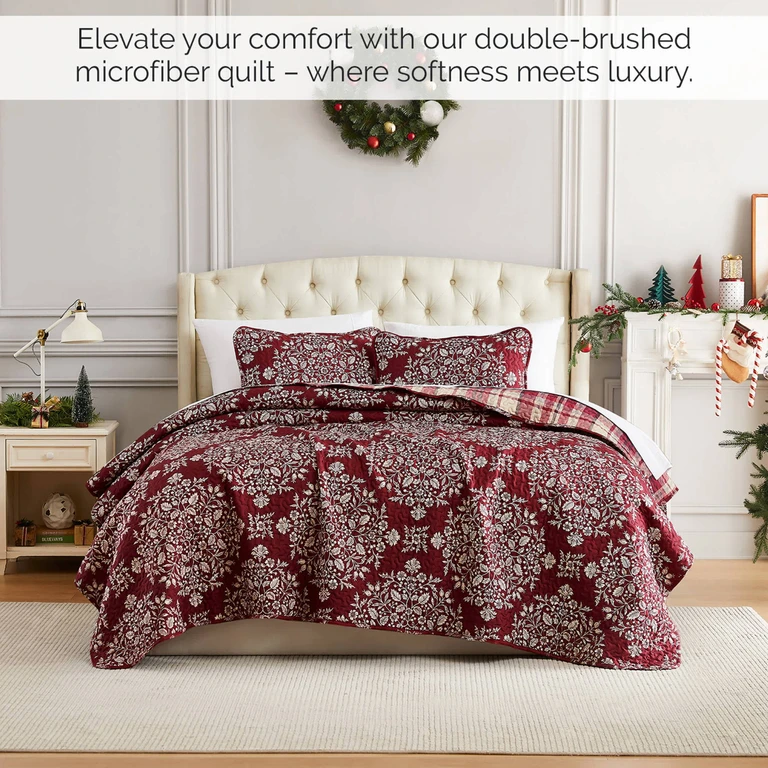 Christmas Carol Oversized Quilt Set