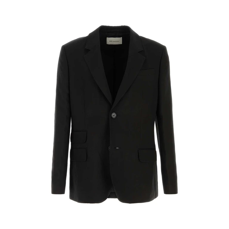 AMI Paris Hbv763vi0052 001 Noir Giacche E Gilet