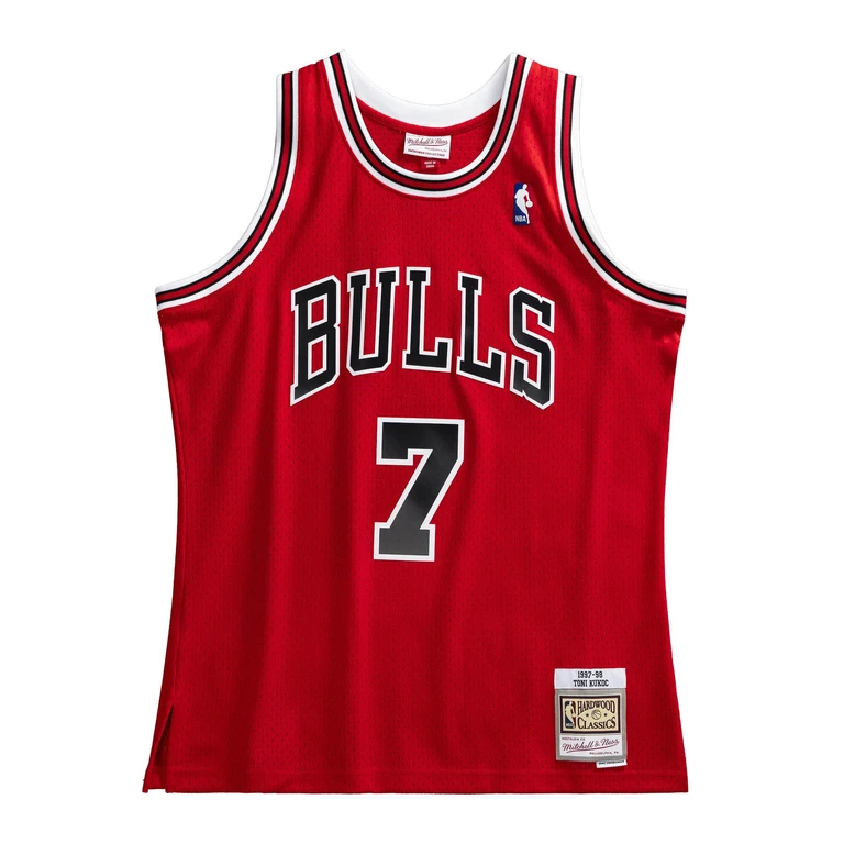 Men's NBA Swingman Jersey - Bulls 97 Toni Kukoc
