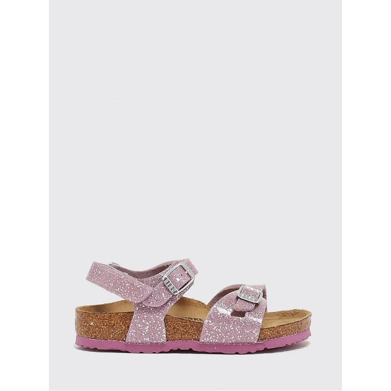 Girl's Rio Sandals in Birko-Flor with Glitter Finish (1031839)