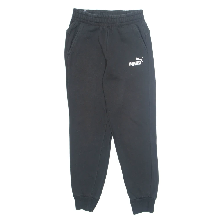 PUMA Womens Joggers Black Tapered S W24 L27
