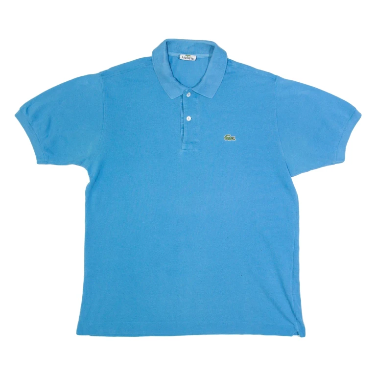 LACOSTE Mens Polo Shirt Blue M