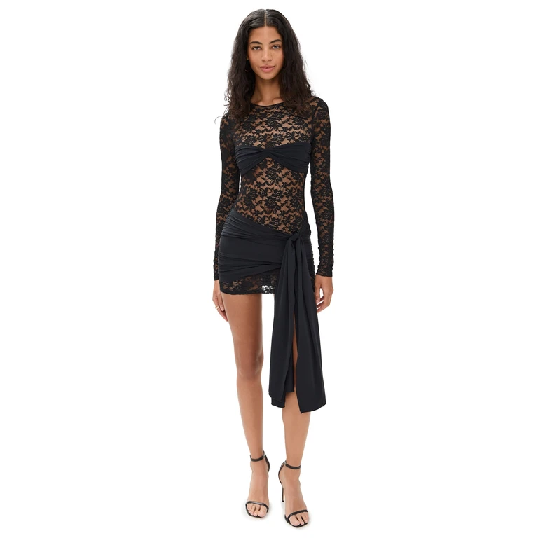 Lioness Midnight Mini Dress Onyx M
