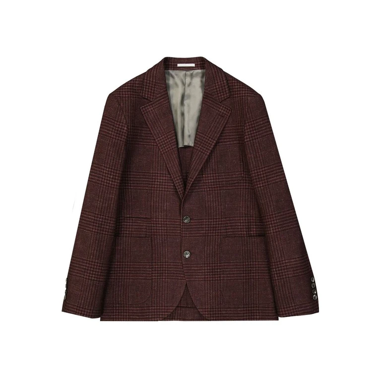 Brunello Cucinelli Multicolor Wool Coat Clothing - Men