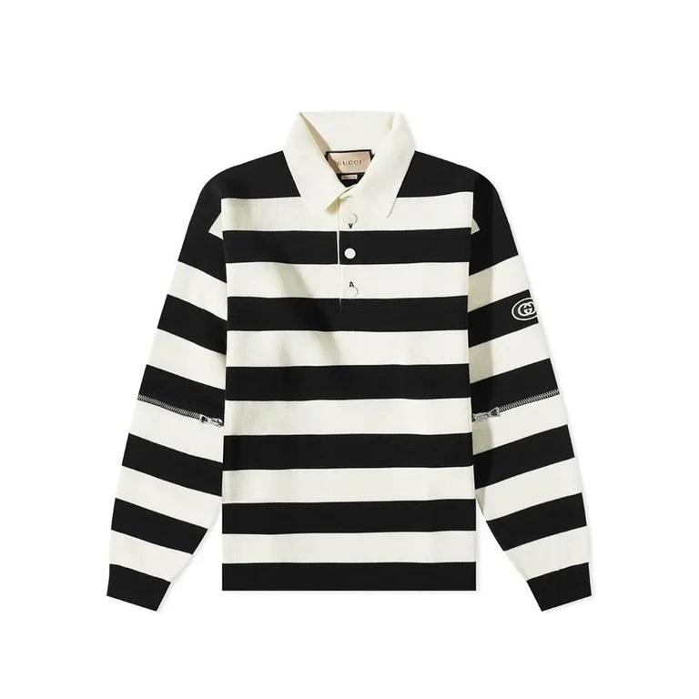 Gucci White Cotton Polo Shirt - Men