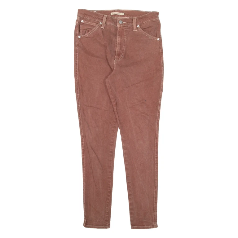 LEVI'S Mile High BIG E Womens Jeans Red Slim Skinny W30 L28