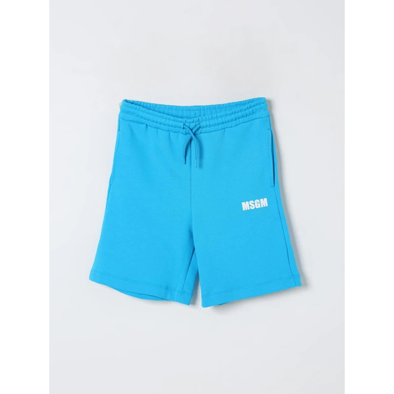 MSGM KIDS Shorts Kids color Turquoise (S5MSJUBE072MS011)