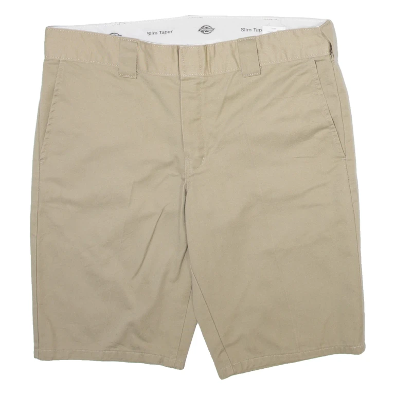 DICKIES Mens Casual Shorts Beige Slim L W36