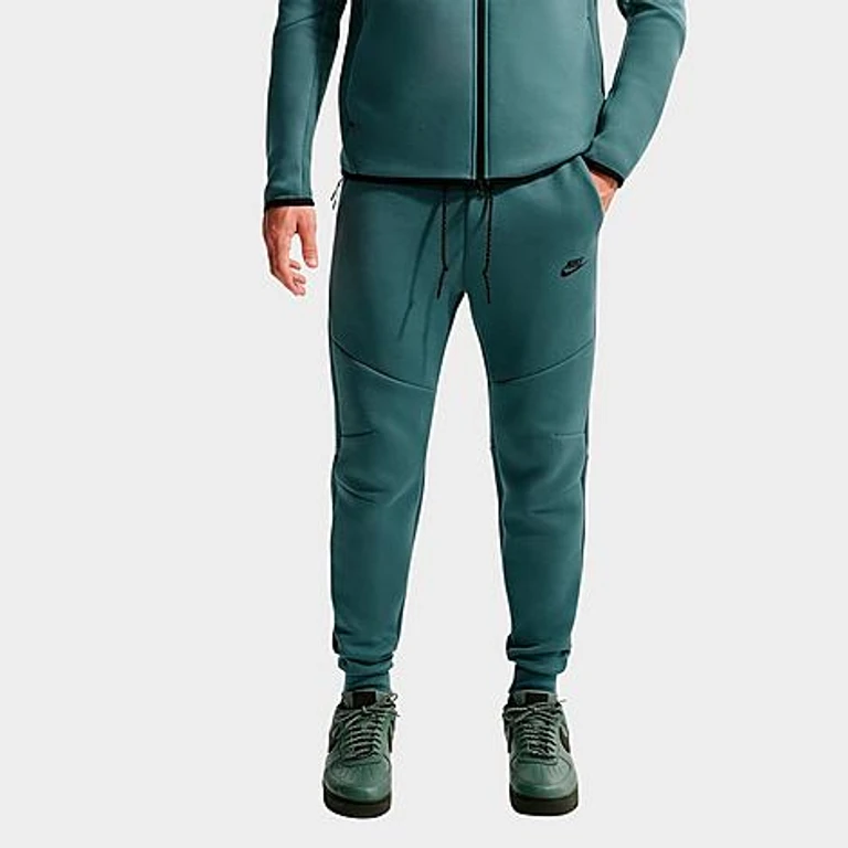 Nike Men's Tech Fleece Jogger Pants in Mineral Slate/Black Size: XS