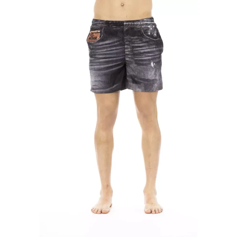 Just Cavalli Black Polyester Mens Swim Short - Men