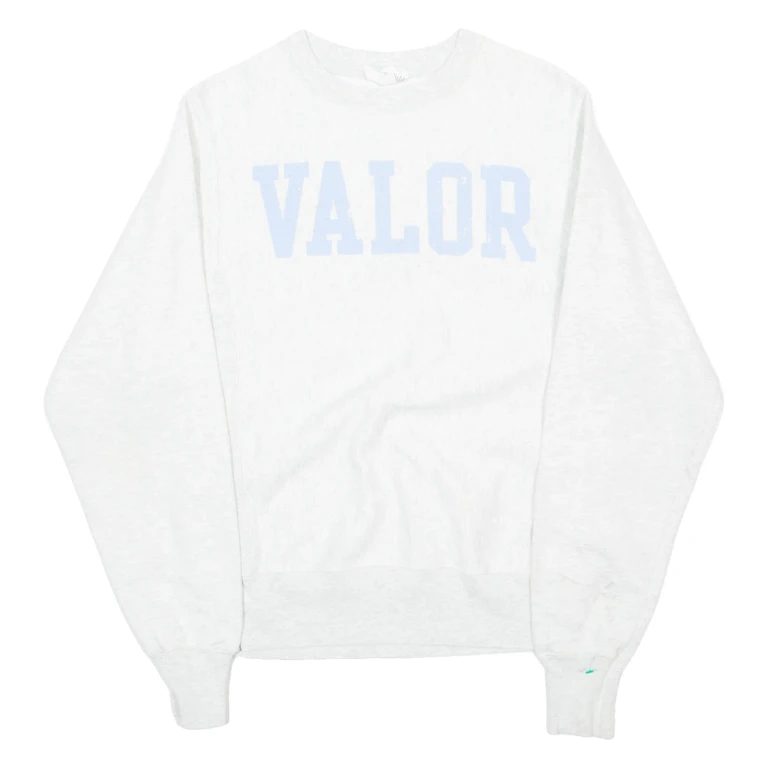 CHAMPION REVERSE WEAVE Valor University Mens Sweatshirt Grey USA M