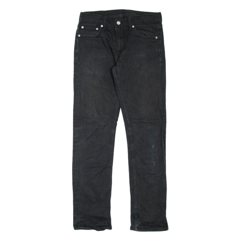 LEVI'S 511 Jeans Mens Black Slim Straight W30 L32