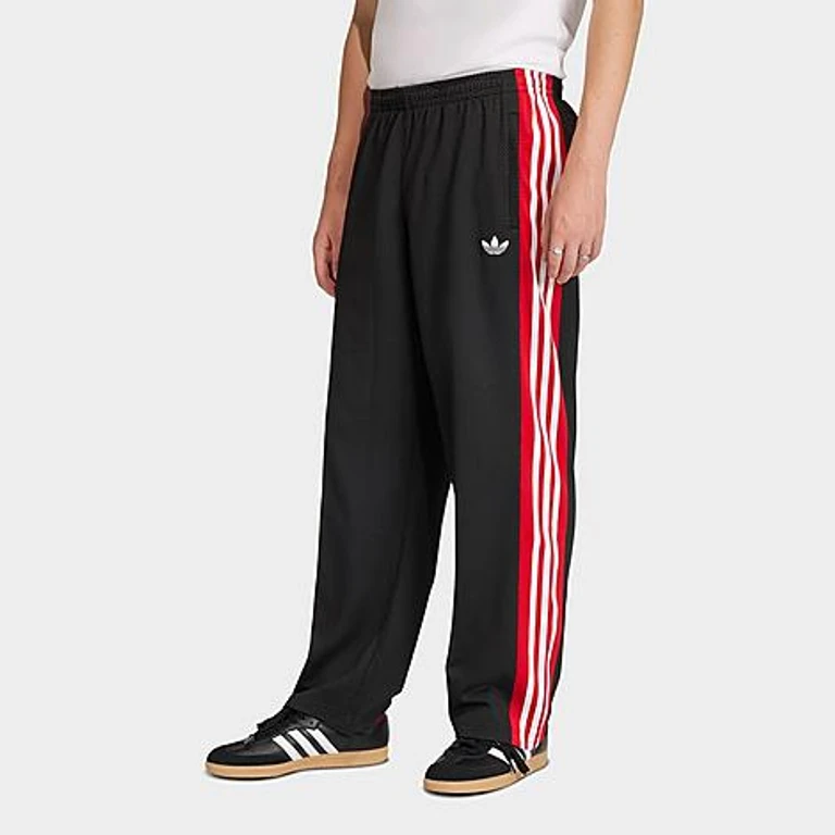 adidas Men's Originals Loose Mesh Track Pants in Black Size: XS