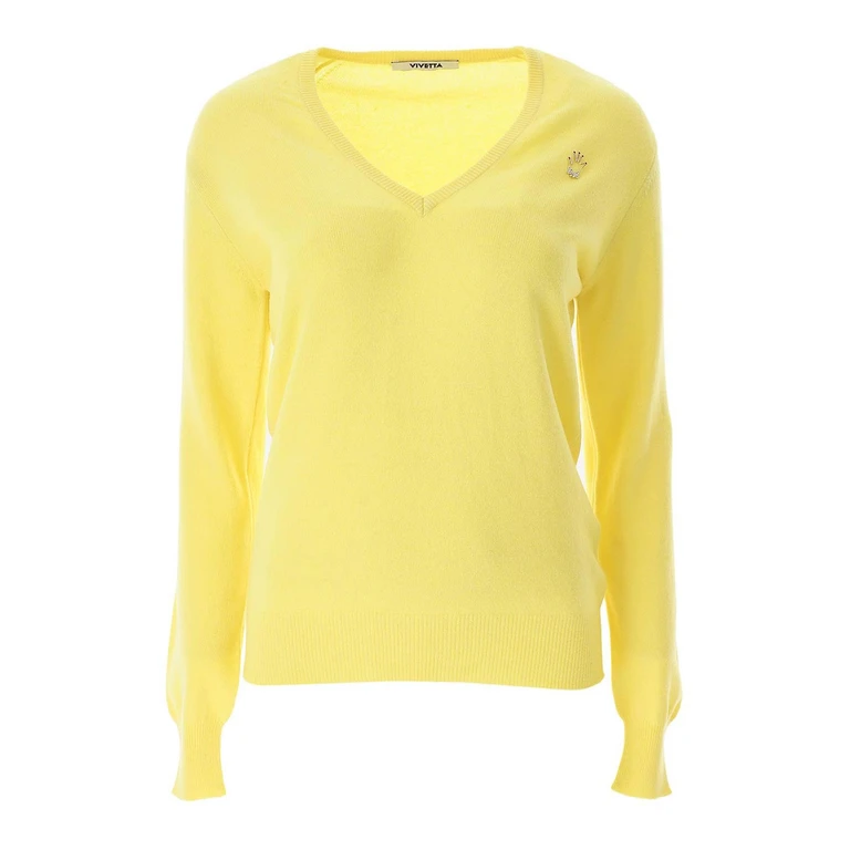 Pull À Col V - Jaune (VM2MA00184401)