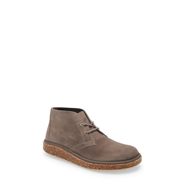 Unisex Milton Suede Leather Grey