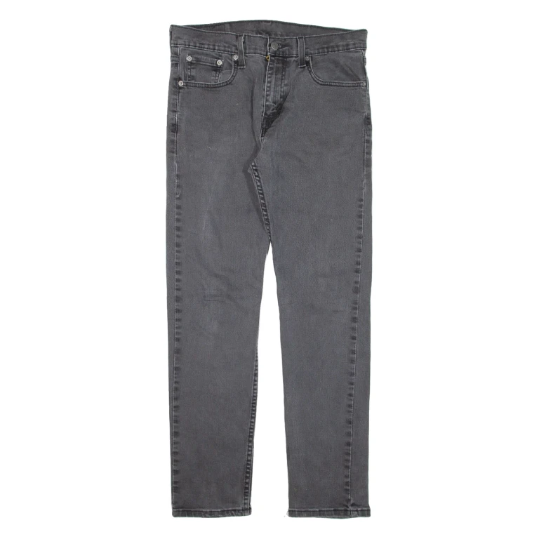 LEVI'S 507 Jeans Mens Black Regular Straight W30 L30