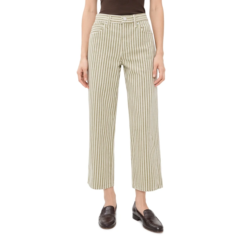 AMO Billie Cropped Jeans Rally Stripe 26