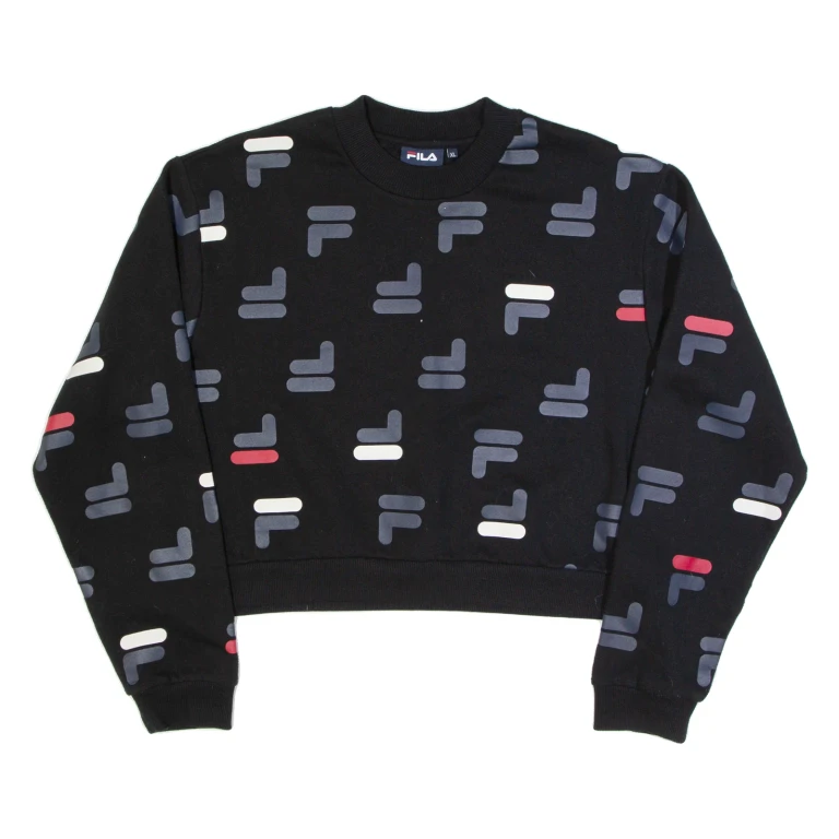 FILA Cropped Womens Sweatshirt Black XL (VV1-221124-5882)