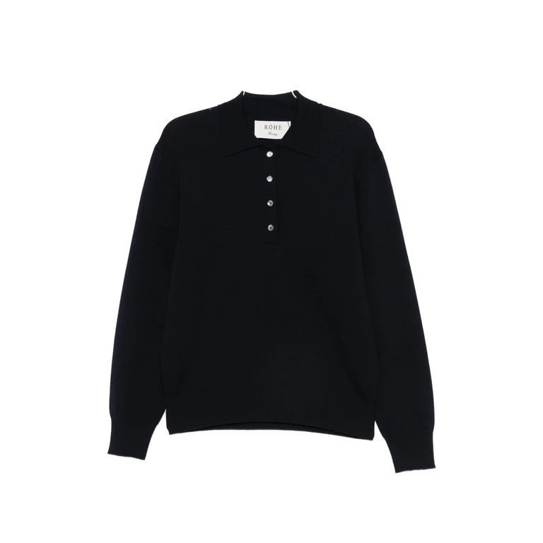 Rohe Button-placket Polo Sweater