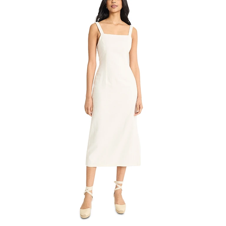 The Good Journey Side Slit Midi Dress