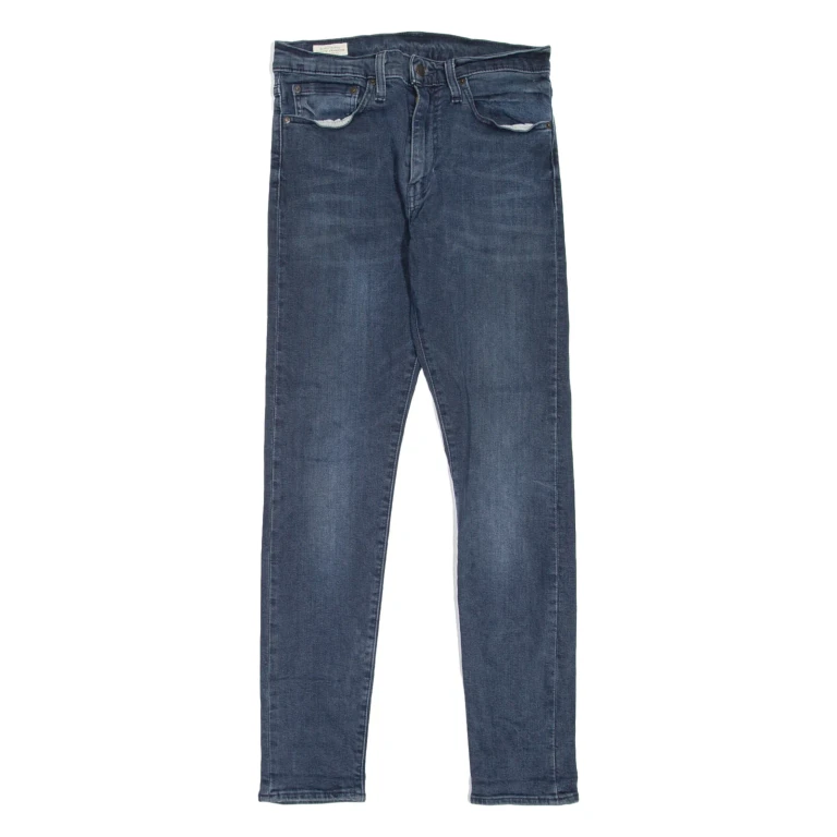 LEVI'S 512 BIG E Jeans Mens Blue Slim Tapered Stone Wash W28 L32