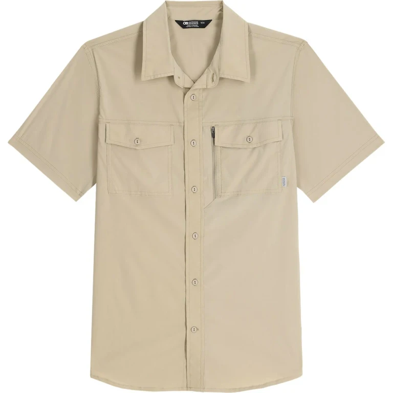 Men's Way Station Short Sleeve Button Up Upf 30 Shirt