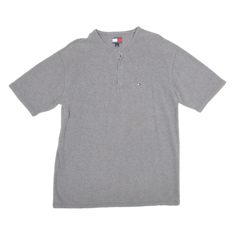 TOMMY HILFIGER Mens T-Shirt Grey M