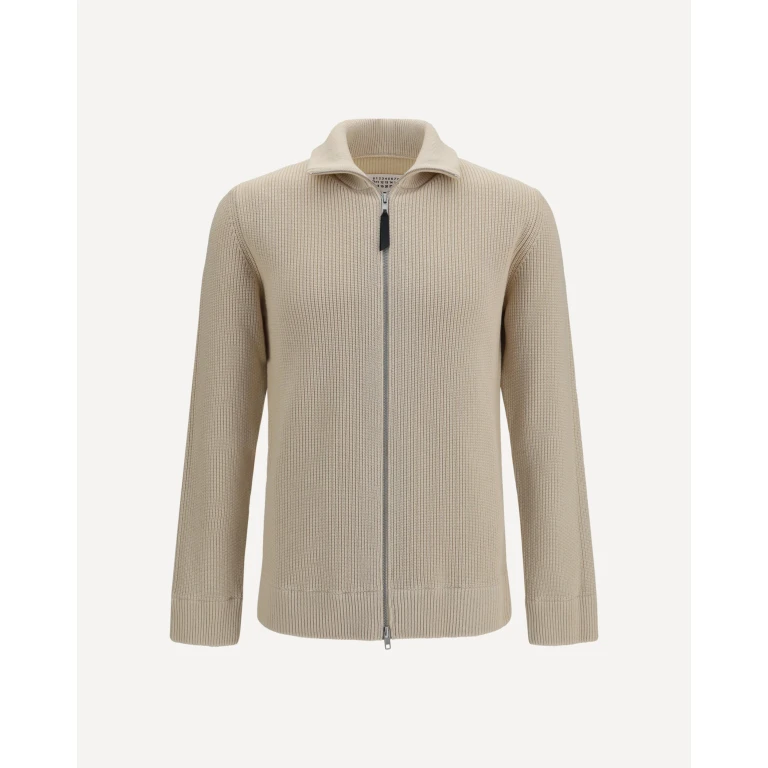 MARGIELA Cotton zip-up Sweater Male S