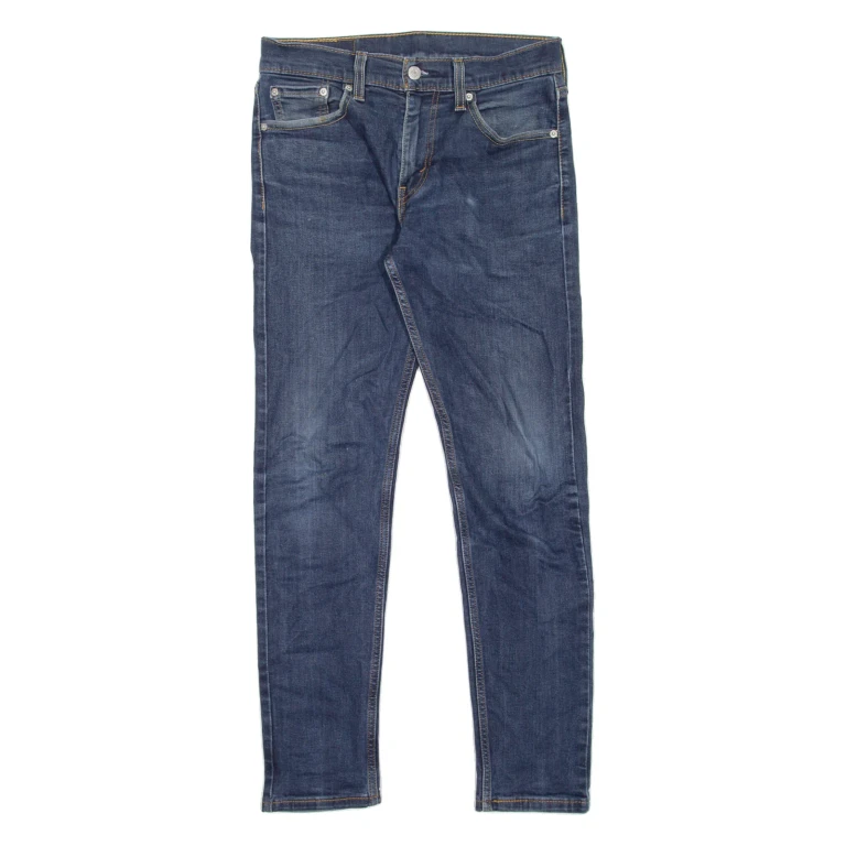 LEVI'S 512 Jeans Mens Blue Slim Tapered Stone Wash W29 L29