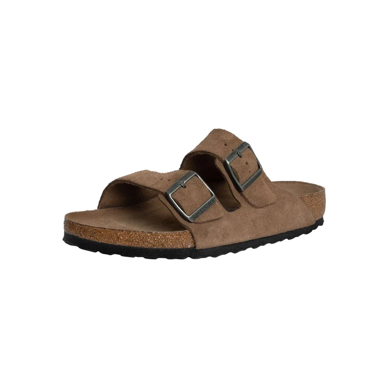 Unisex Arizona Suede Leather Soft Footbed Dark Tea Tonal FB